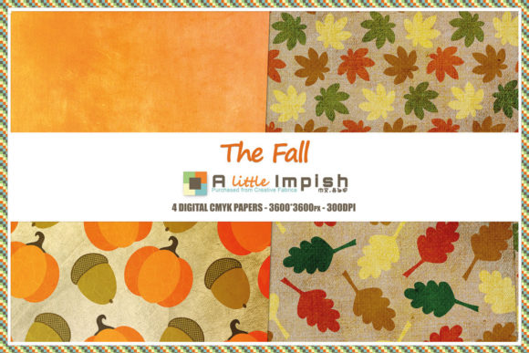 Download The Fall Digital Paper Pack - Paper pack Collection