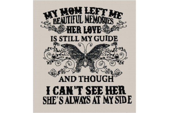 Download Counted Cross Stitch Patterns My Mom - Cross stitch patterns Collection