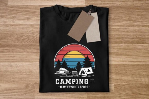 Download Camping T-shirt Design - Premium Resources